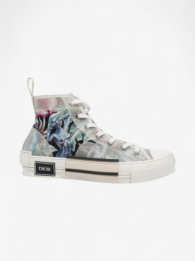  Christian Dior B23 High-tops White  / Multicolour Canvas EU 40 UK 7