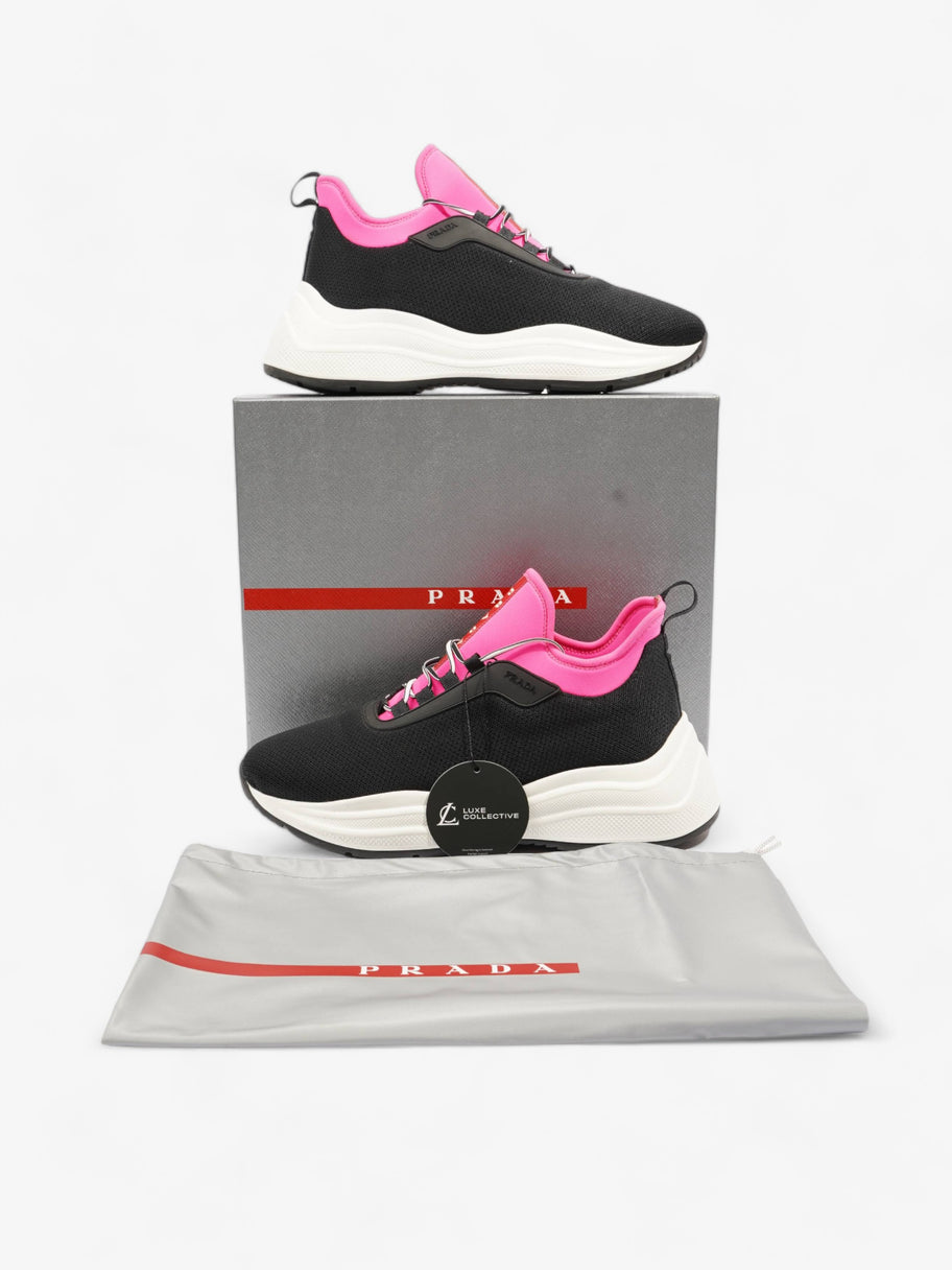 Prada Neoprene Sneakers Black / Pink Neoprene EU 39 UK 6 Image 9