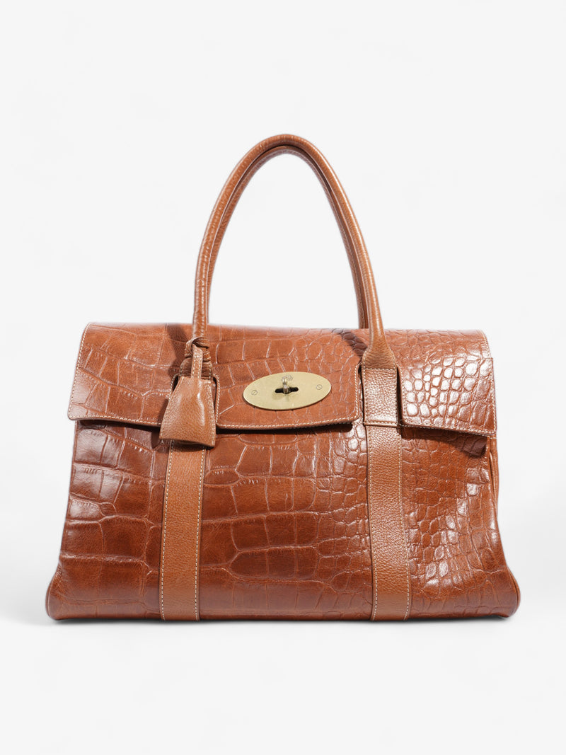  Mulberry Bayswater Oak Embossed Leather