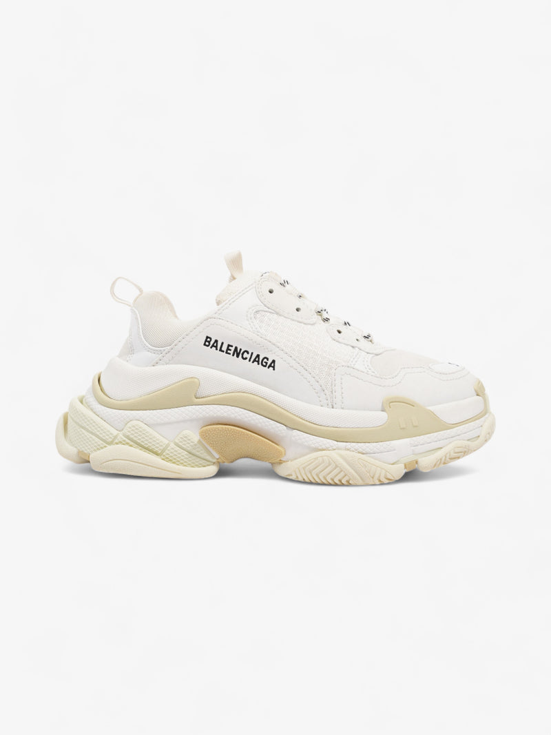  Balenciaga Triple S White / Cream Mesh EU 38 UK 5