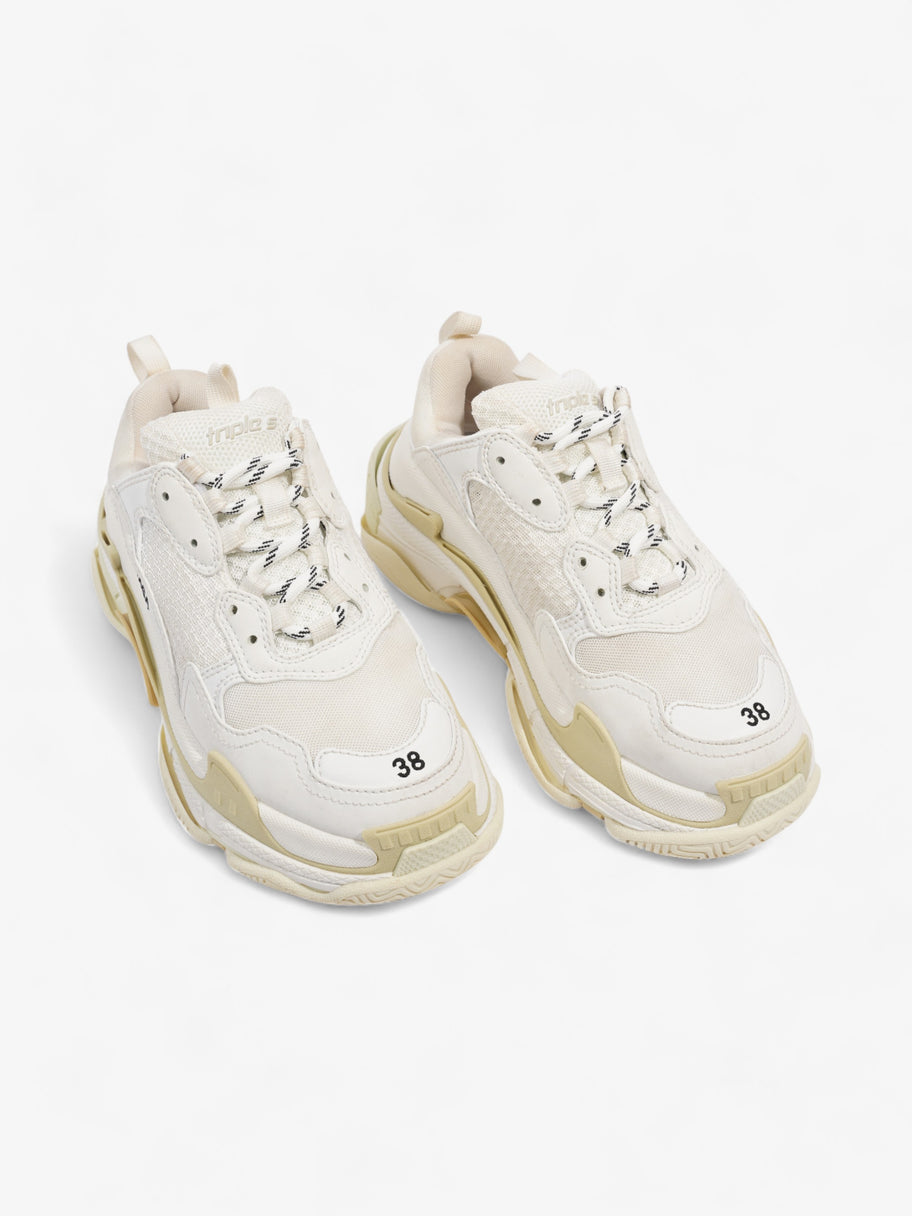 Balenciaga Triple S White / Cream Mesh EU 38 UK 5 Image 8