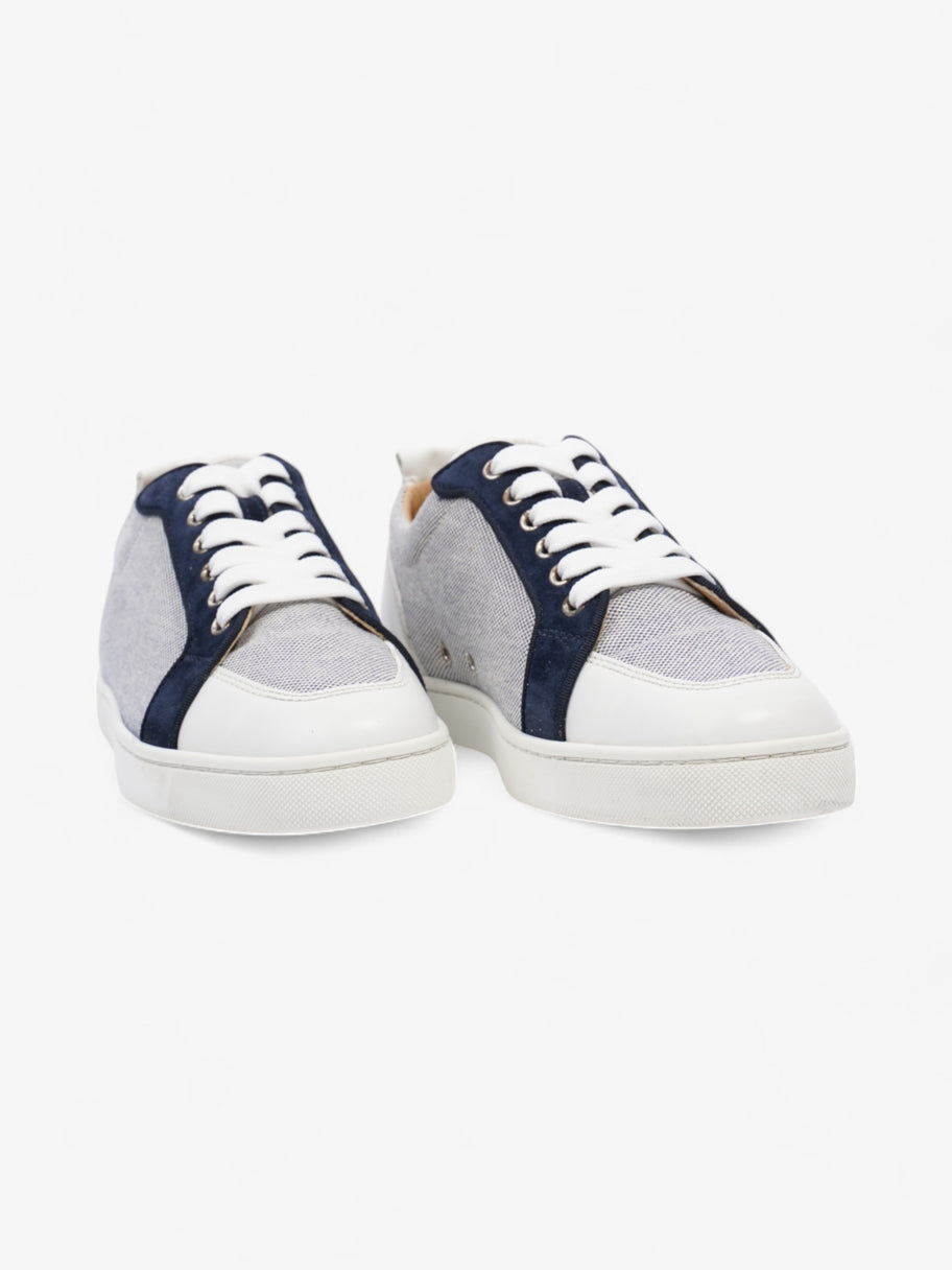 Christian Louboutin Rantulow Sneakers White  / Navy Cotton EU 41 UK 7 Image 2