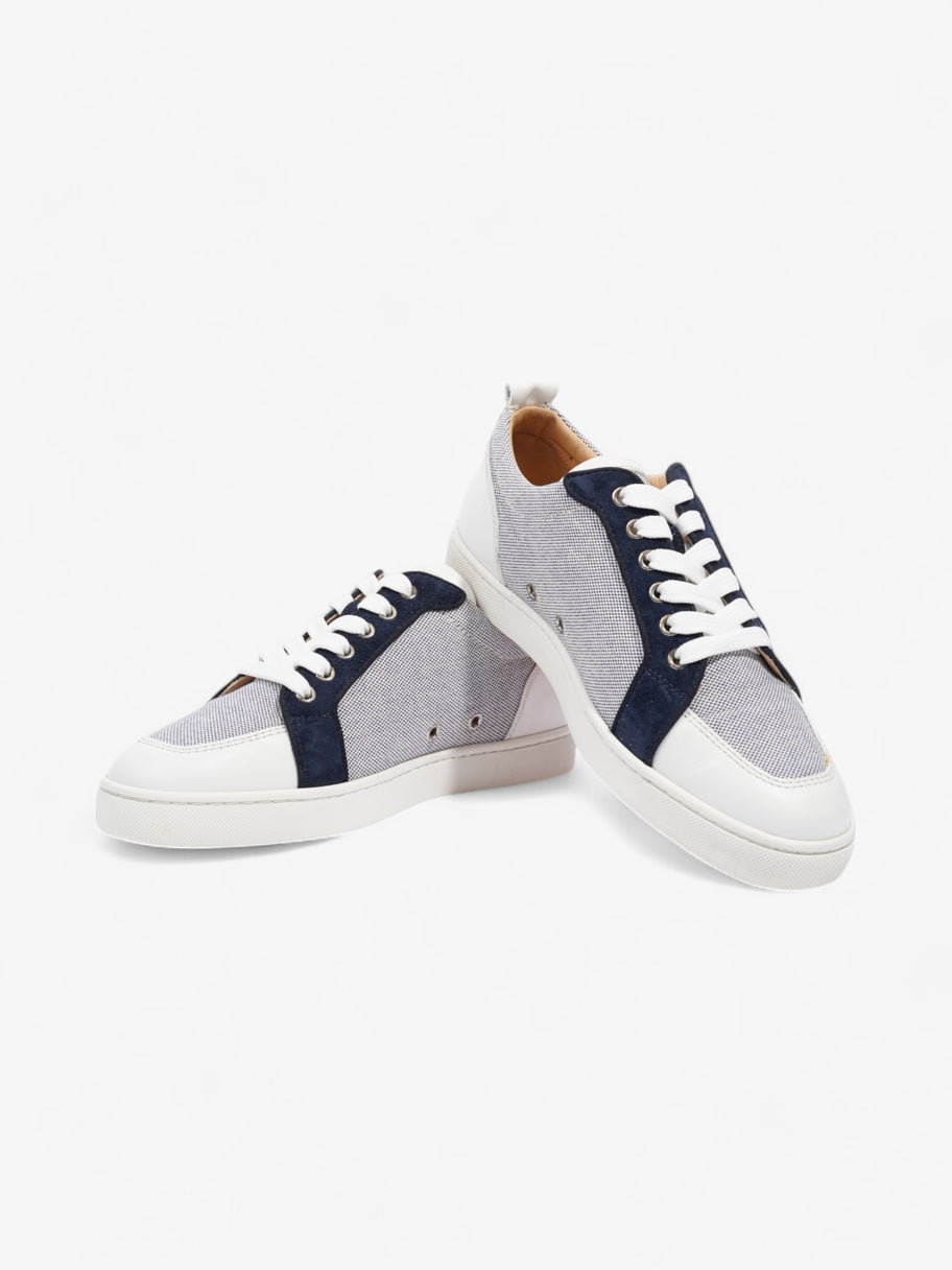 Christian Louboutin Rantulow Sneakers White  / Navy Cotton EU 41 UK 7 Image 9