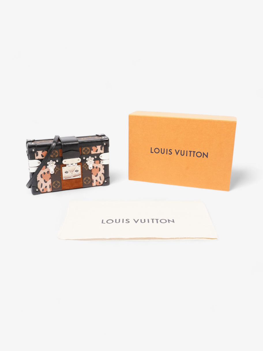 Louis Vuitton Petite Malle Monogram / Leopard / Black Canvas Image 8