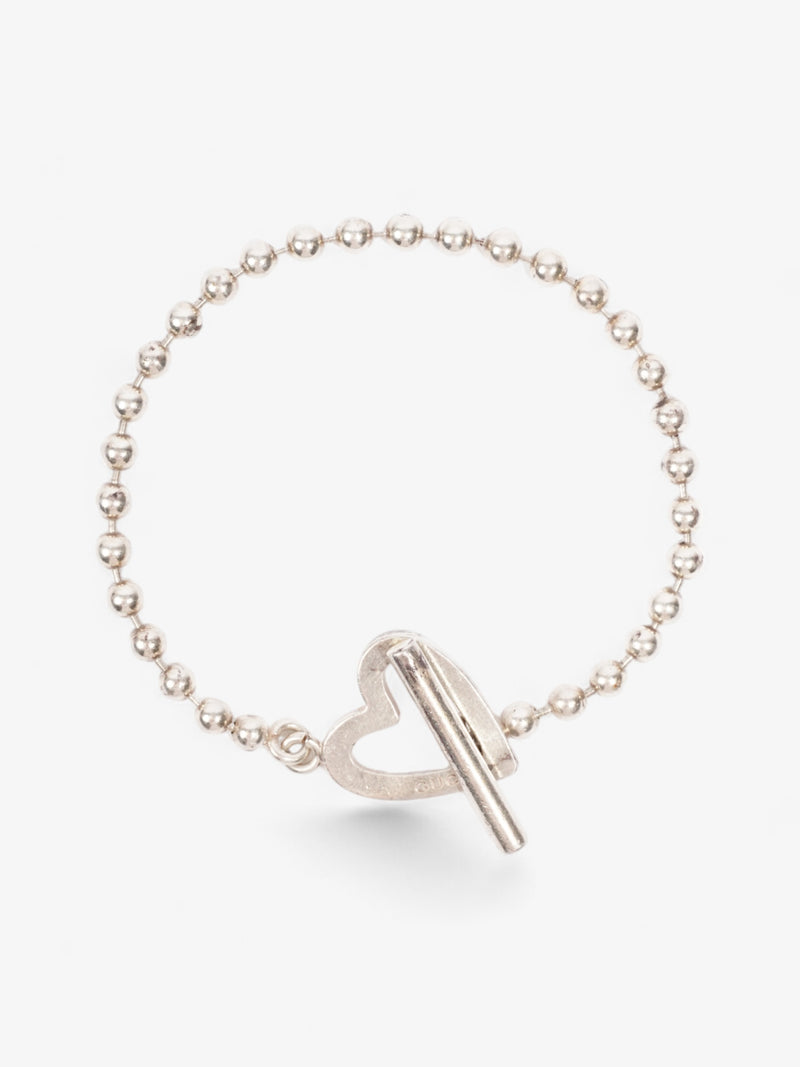  Gucci Heart Bracelet Silver Silver Sterling