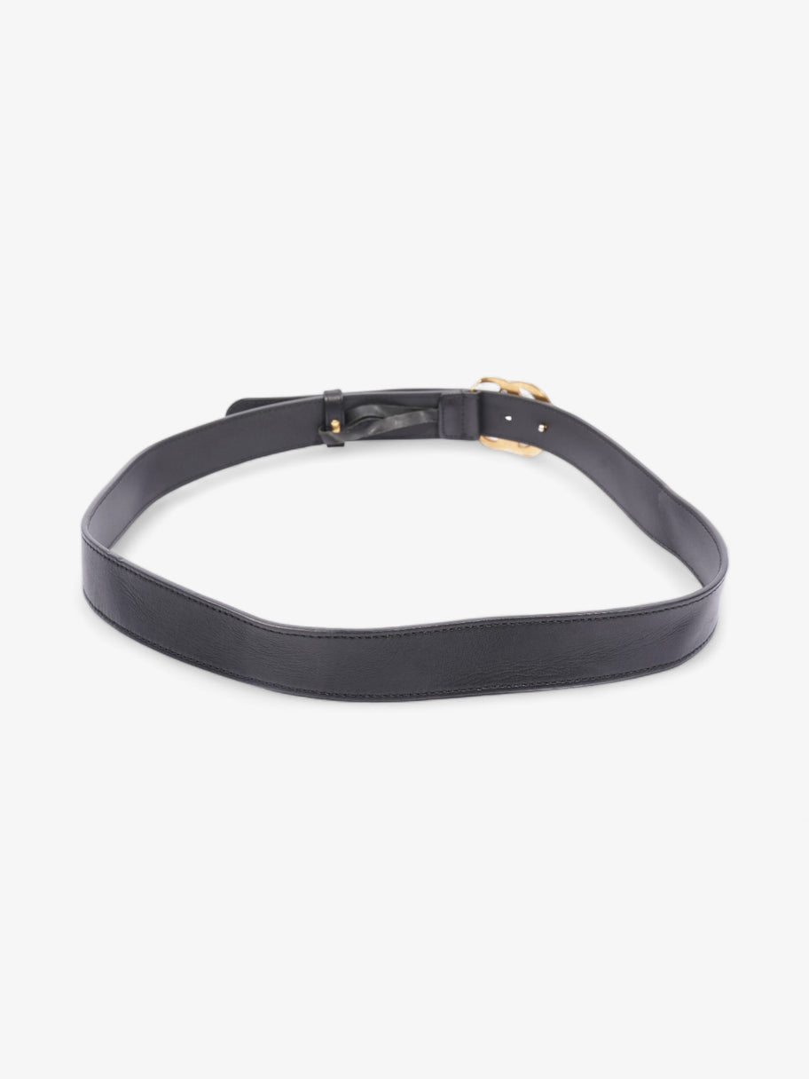 Gucci GG Marmont Wide Belt Black Leather 90cm / 36