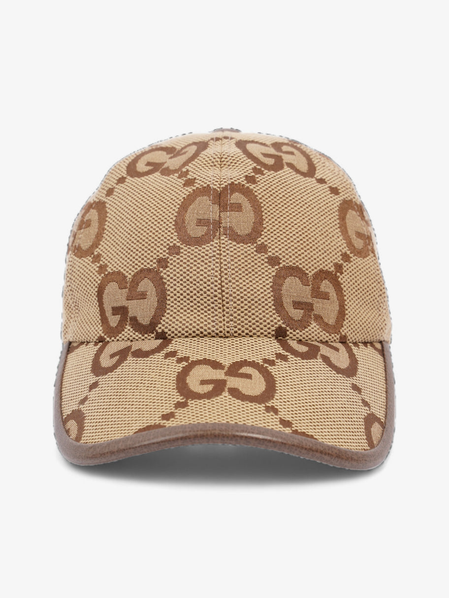 Gucci Jumbo GG Baseball Hat Camel / Ebony Cotton XS Image 1