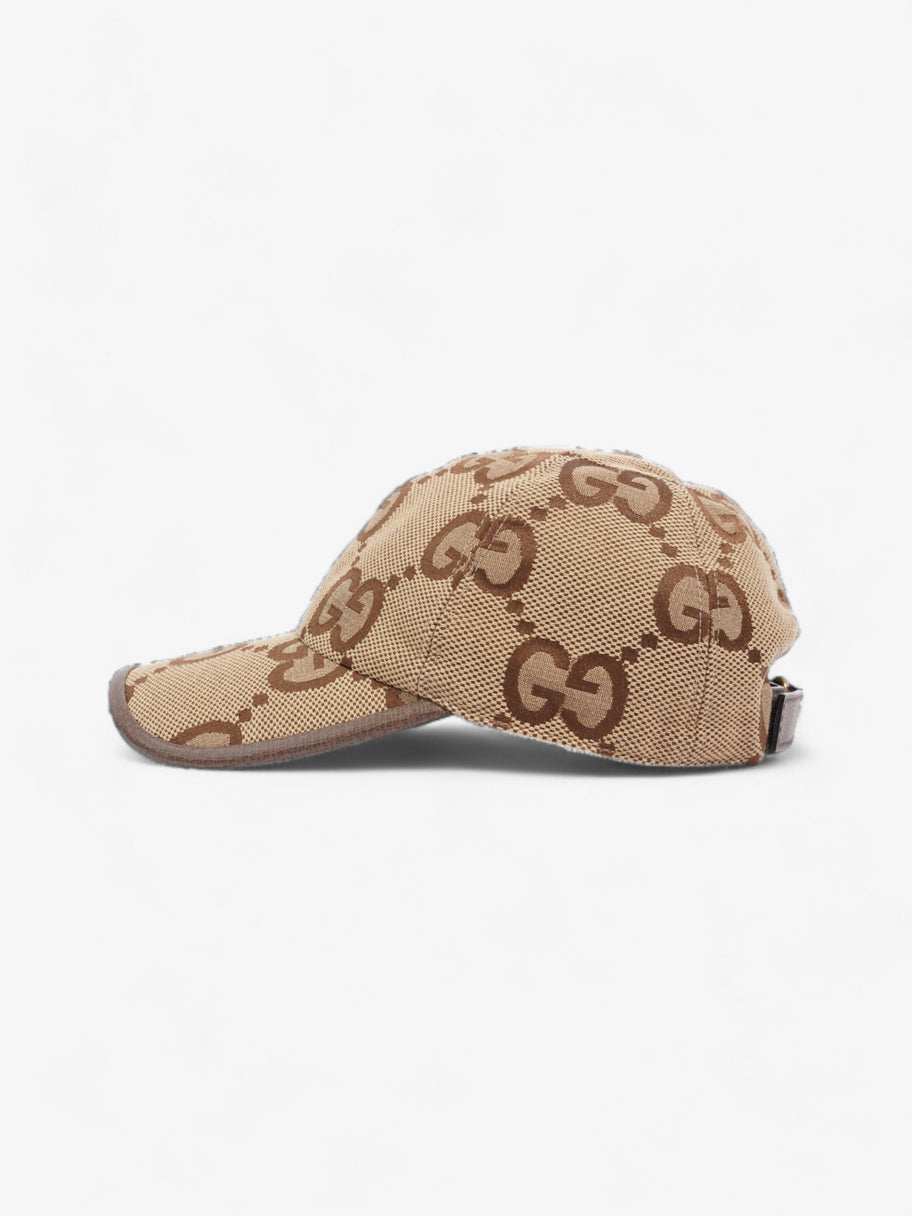 Gucci Jumbo GG Baseball Hat Camel / Ebony Cotton XS Image 2