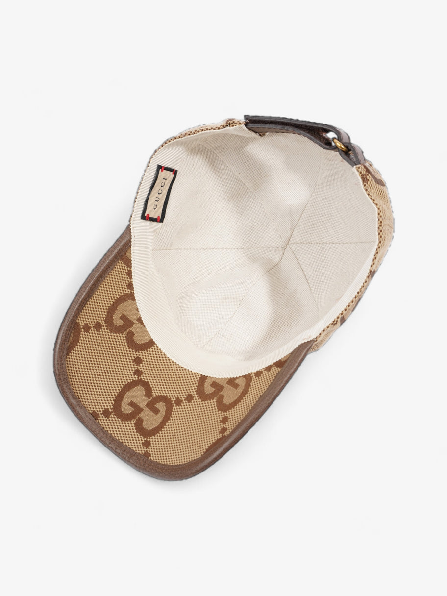 Gucci Jumbo GG Baseball Hat Camel / Ebony Cotton XS Image 6