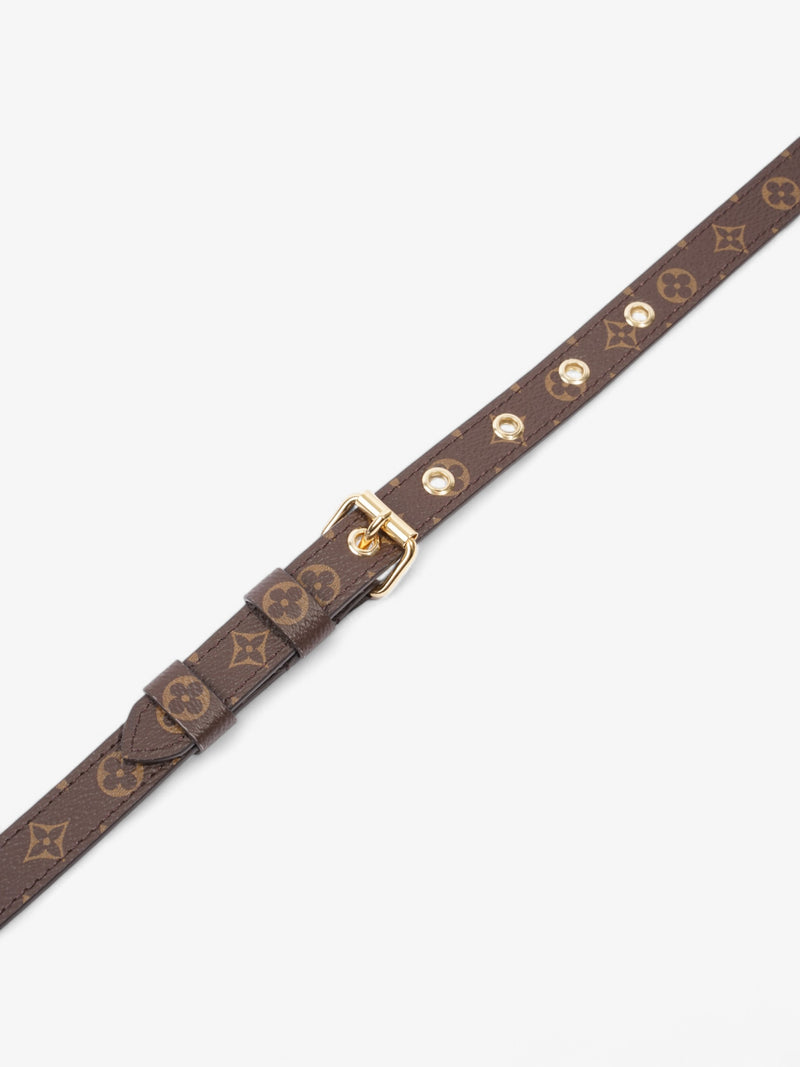  Louis Vuitton Bandoulière Bag Strap Monogram / Gold Canvas