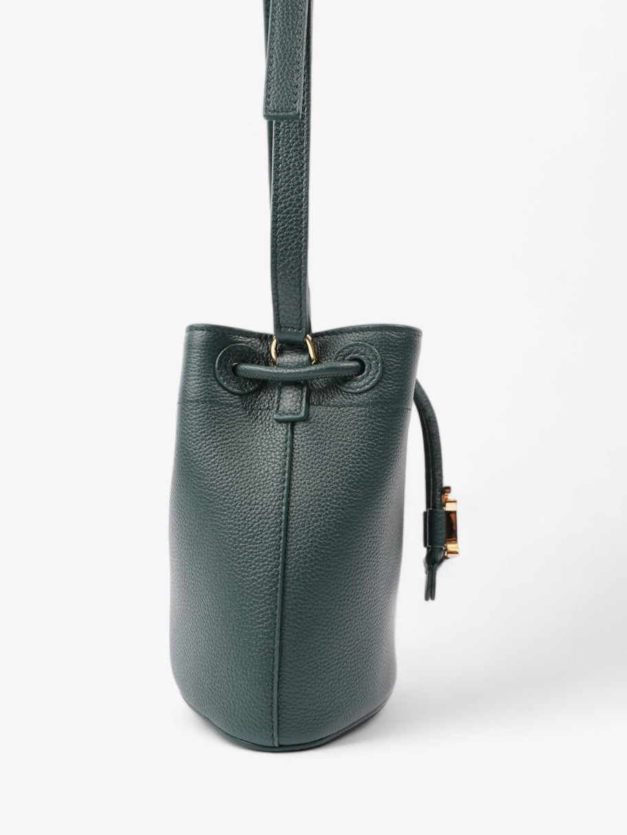 Burberry TB Bucket Bag Vine Green Leather Mini Image 5