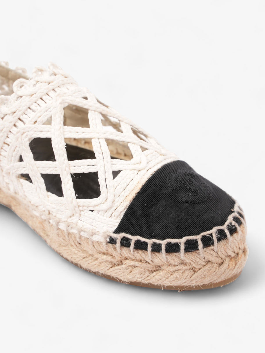 Chanel CC Espadrilles Black / White Lace EU 36 UK 3 Image 10