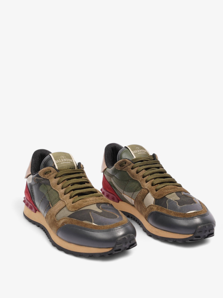 Valentino Rockrunner Khaki / Navy Suede EU 38.5 UK 5.5 Image 2