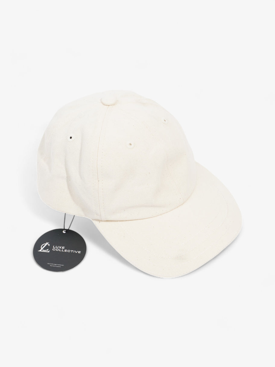 Jacquemus Logo Cap Cream Cotton 58cm Image 10