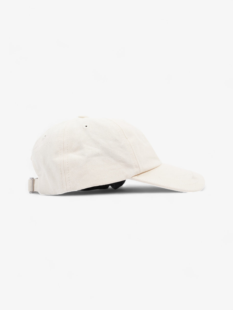 Jacquemus Logo Cap Cream Cotton 58cm Image 4