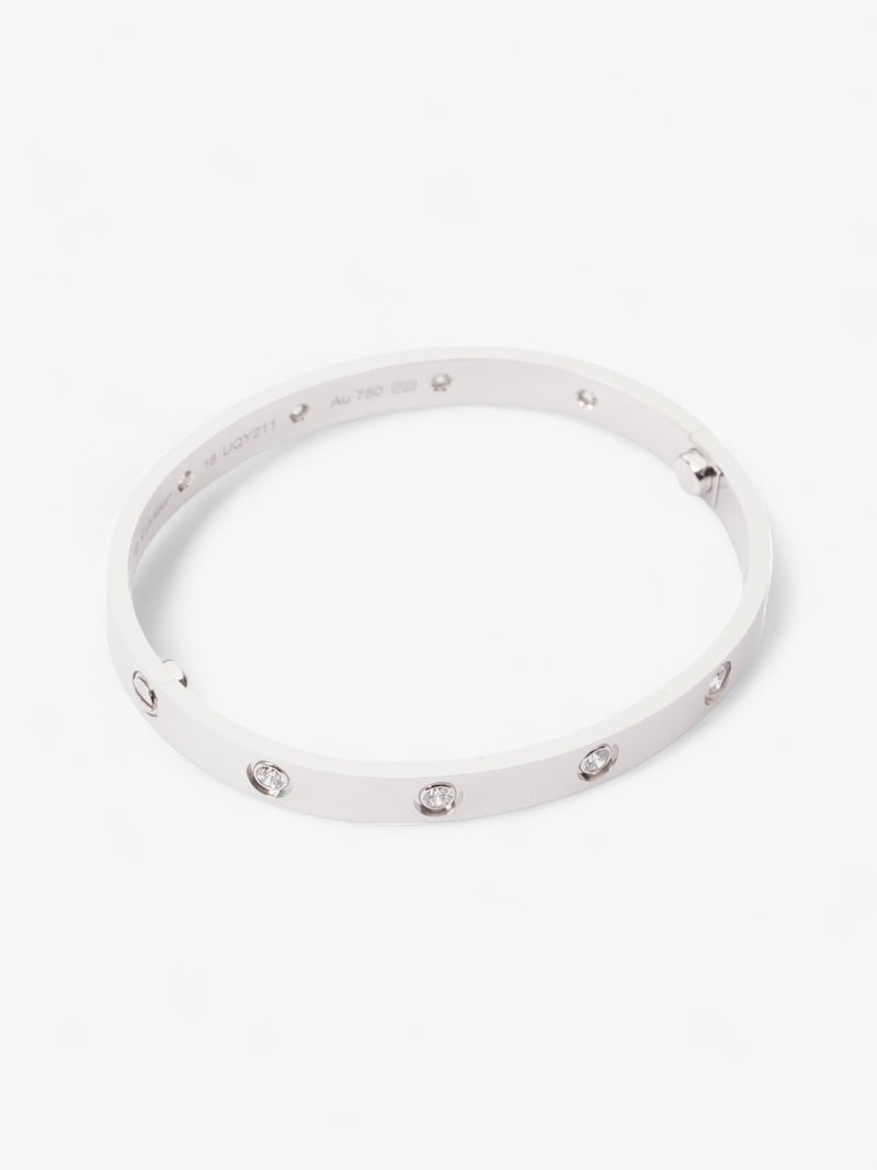  Cartier Love Bracelet, 10 Diamonds white gold 750/1000 White Gold 18cm