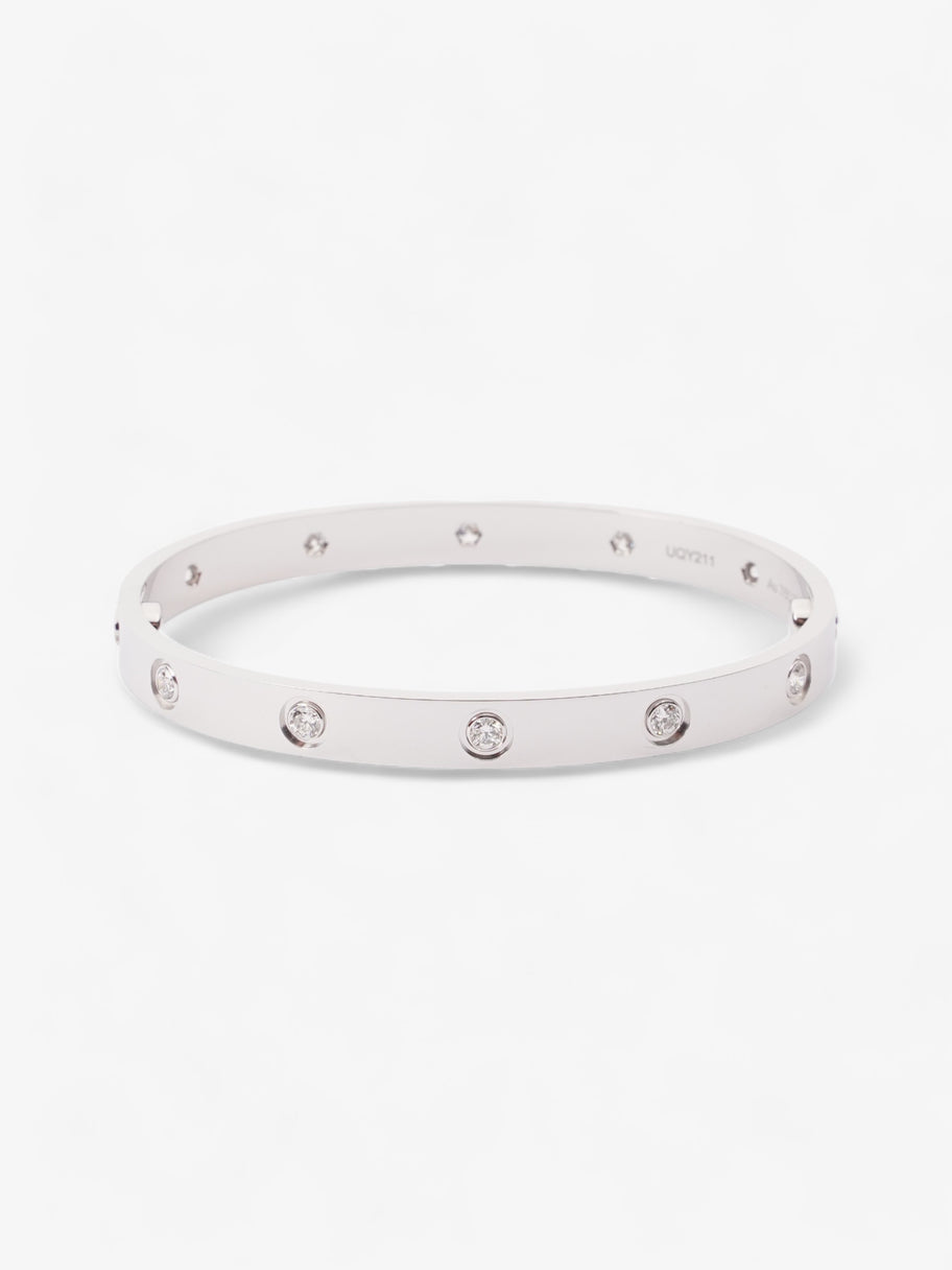 Cartier Love Bracelet, 10 Diamonds white gold 750/1000 White Gold 18cm Image 5