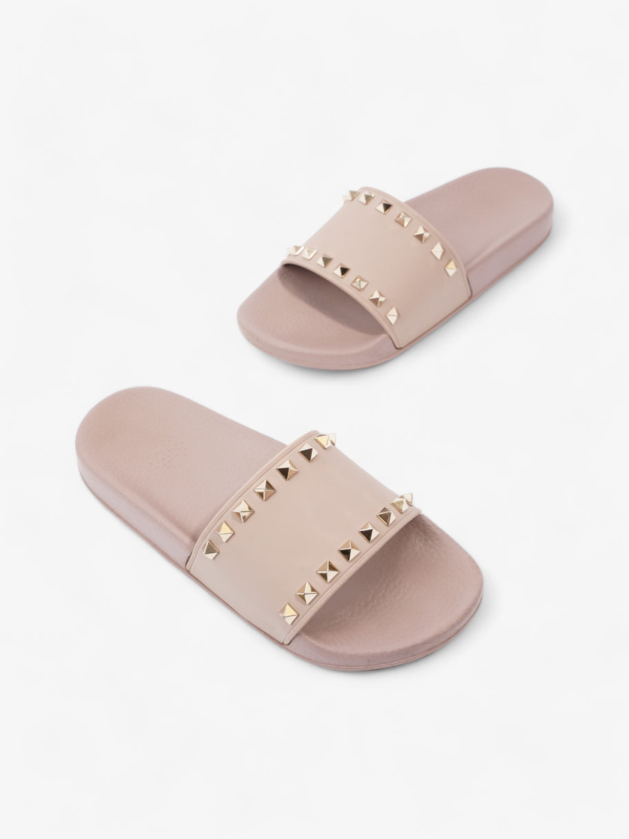 Valentino Rockstud Slider Dusty Pink Rubber EU 37 UK 4 Image 10