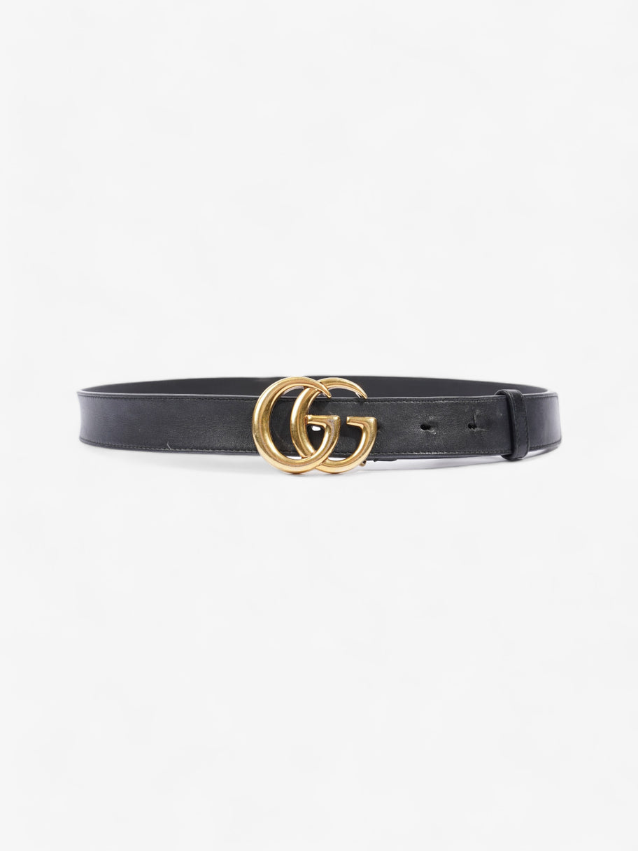 Gucci GG Marmont Belt Black Leather 90cm 36