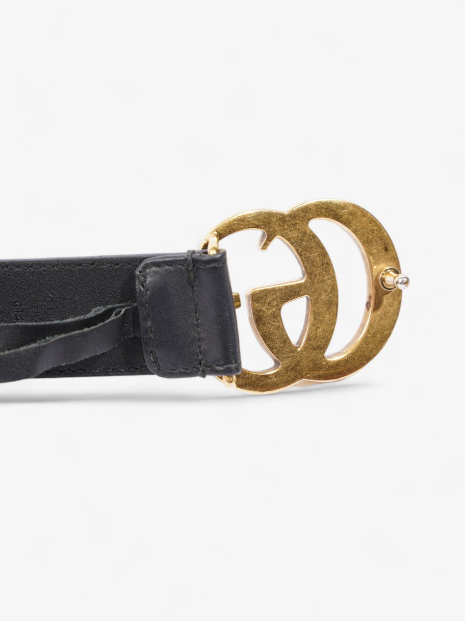 Gucci GG Marmont Belt Black Leather 90cm 36