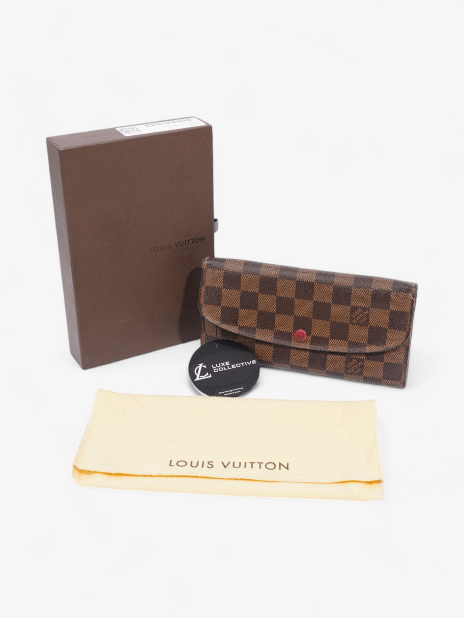 Louis Vuitton Emilie Wallet Damier Ebene Coated Canvas Image 8