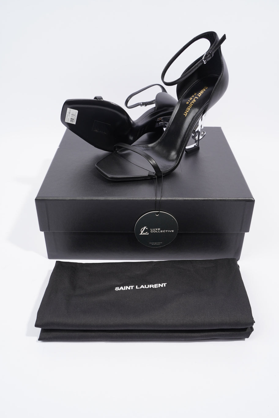 Opyum Heel 110 Black Leather EU 38.5 UK 5.5 Image 9