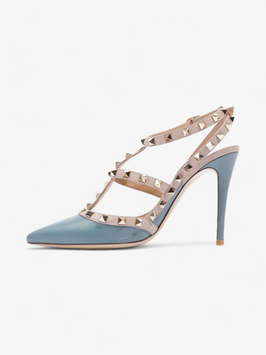 Valentino Rockstud Heels 105mm Blue Grey / Dusty Pink  Leather EU 38.5 UK 5.5 Image 3