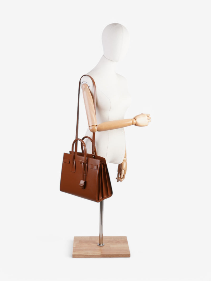  Saint Laurent Sac De Jour Tan Calfskin Leather Small