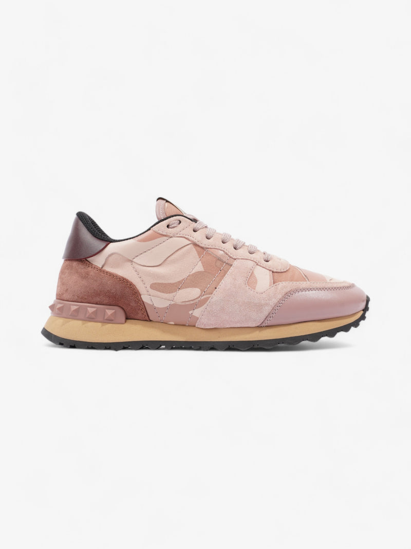  Valentino Rockrunner Pink Camouflage Suede EU 36.5 UK 3.5