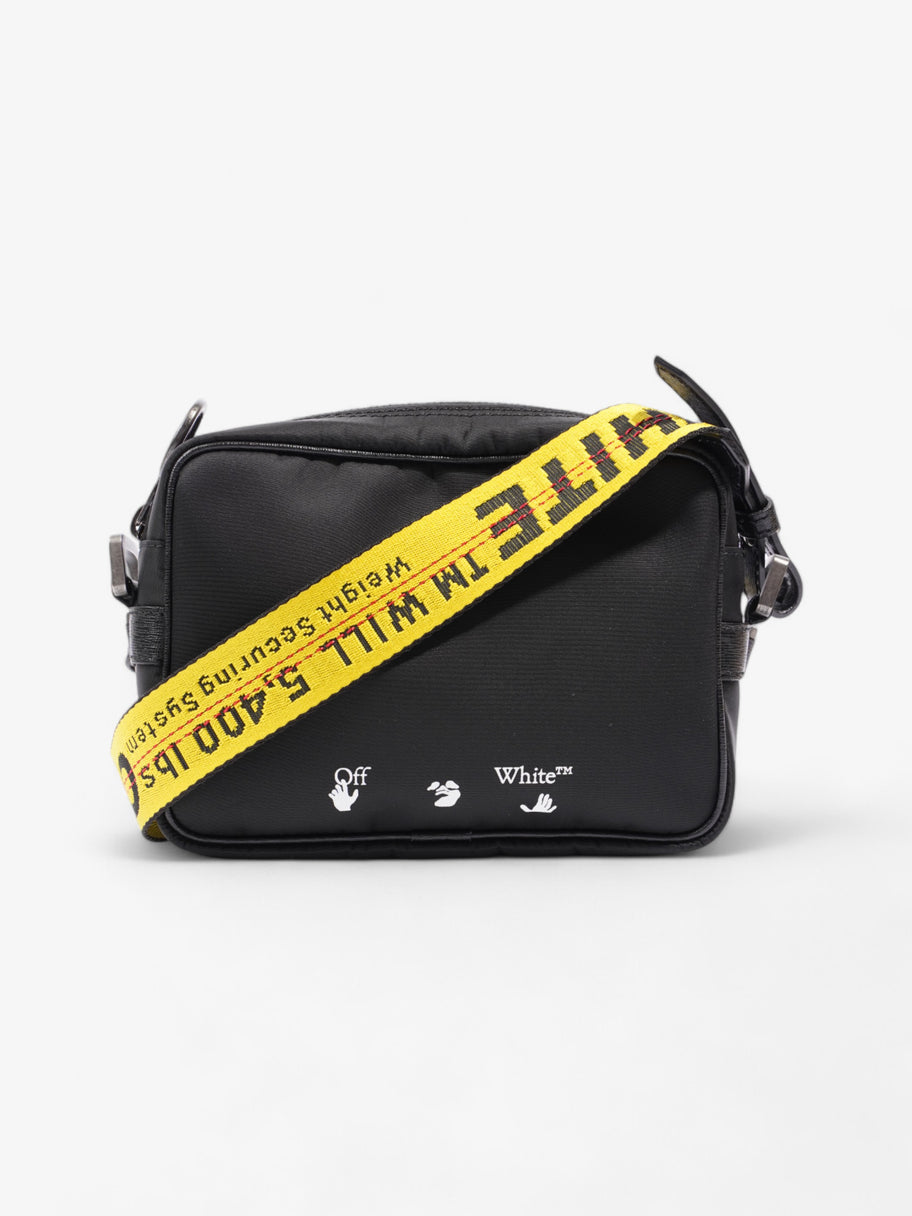 Off White Logo Crossbody Black / White / Yellow Nylon Image 1