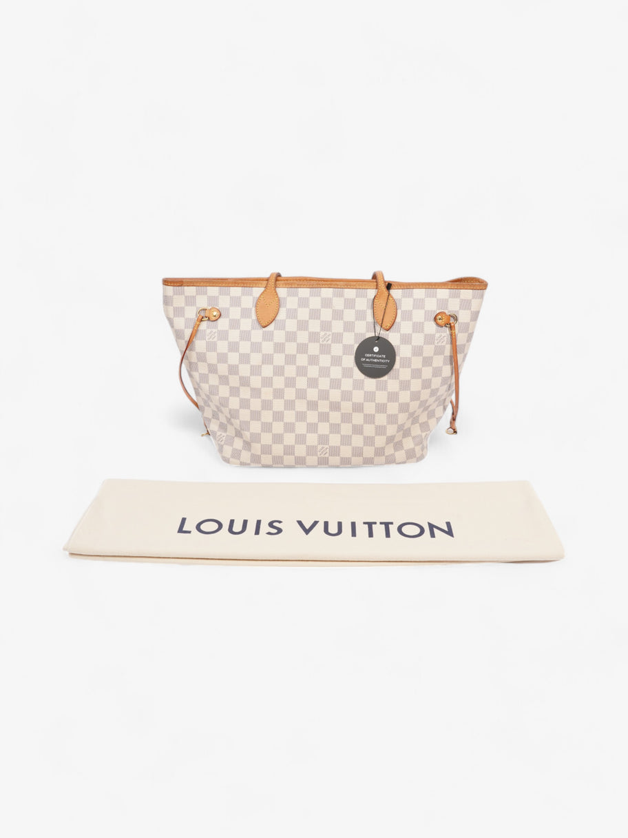 Louis Vuitton Neverfull Damier Azur Coated Canvas MM Image 12