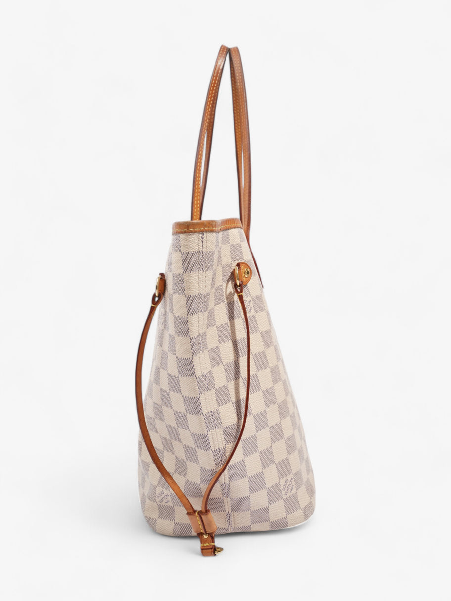 Louis Vuitton Neverfull Damier Azur Coated Canvas MM Image 3