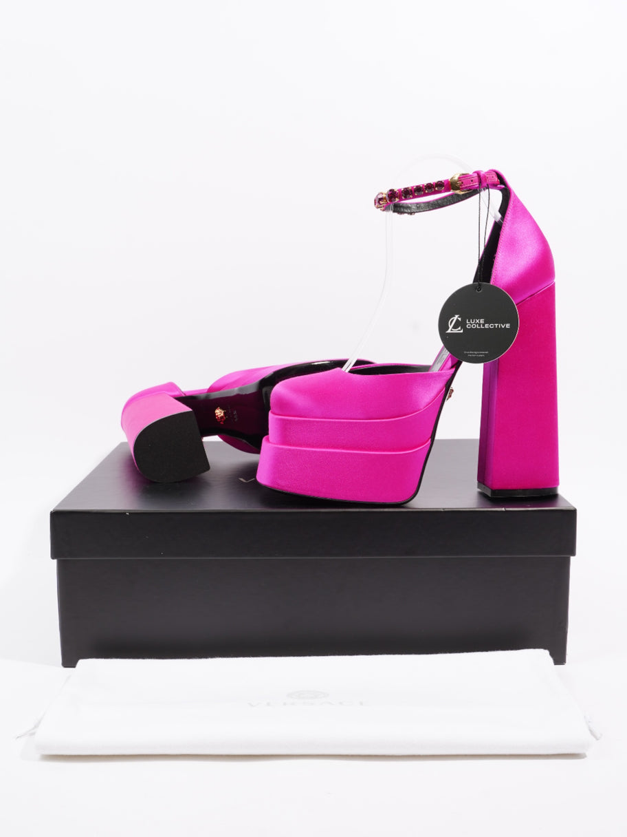 Versace Aevitas Platform Pumps 160 Pink Velvet EU 38.5 UK 5.5 Image 12