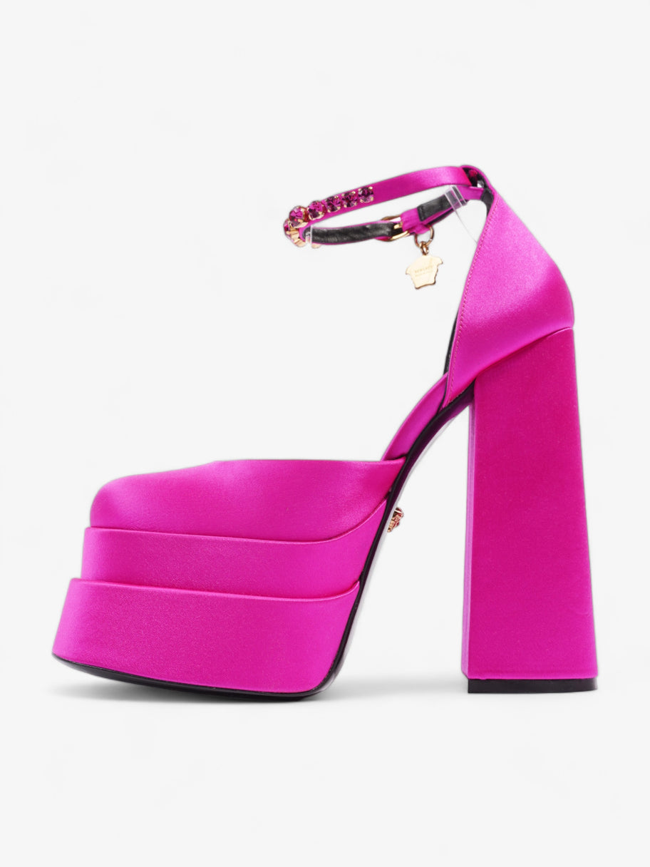 Versace Aevitas Platform Pumps 160 Pink Velvet EU 38.5 UK 5.5 Image 3