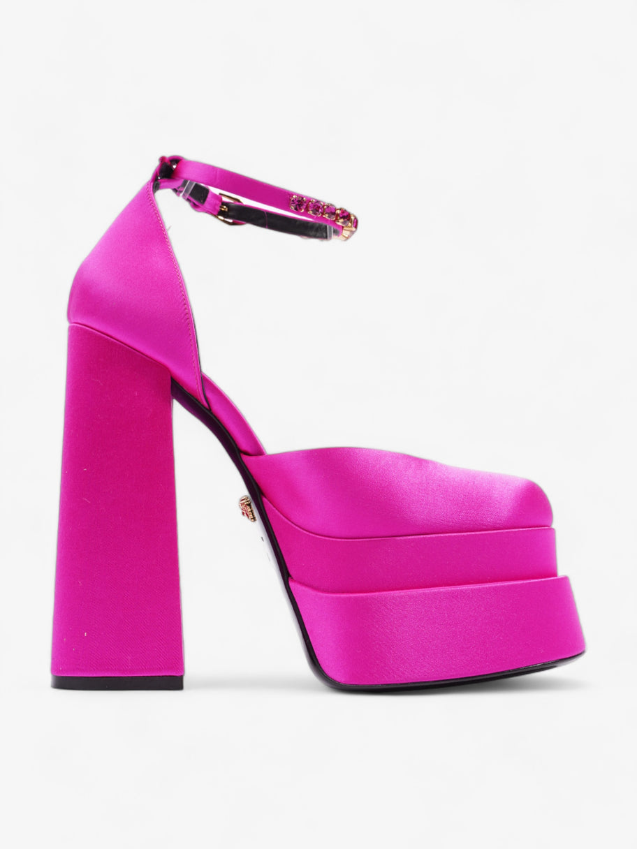 Versace Aevitas Platform Pumps 160 Pink Velvet EU 38.5 UK 5.5 Image 4