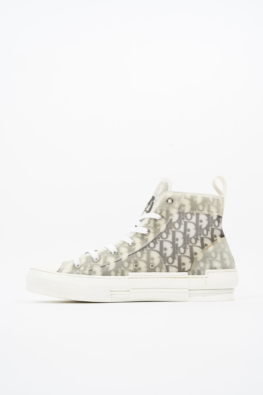 B23 High-top White / Grey Oblique Canvas EU 45 UK 11 Image 3