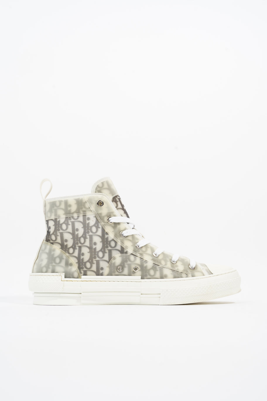 B23 High-top White / Grey Oblique Canvas EU 45 UK 11 Image 4