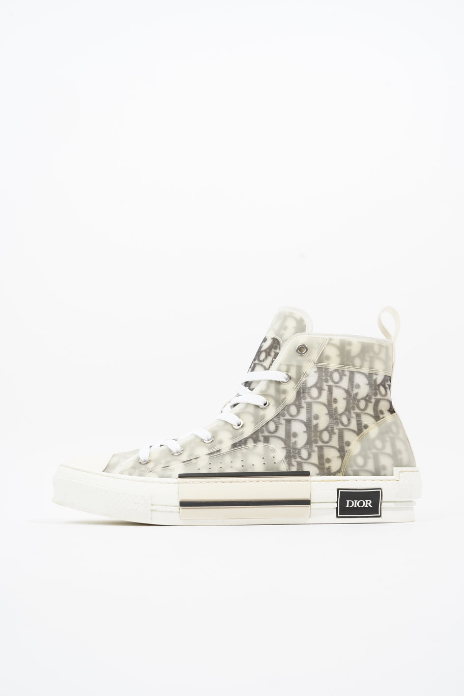 B23 High-top White / Grey Oblique Canvas EU 45 UK 11 Image 5