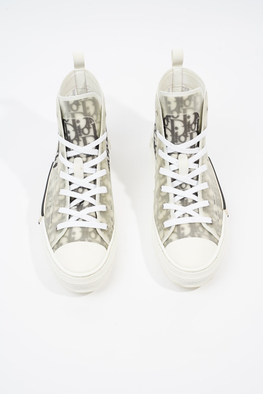 B23 High-top White / Grey Oblique Canvas EU 45 UK 11 Image 8