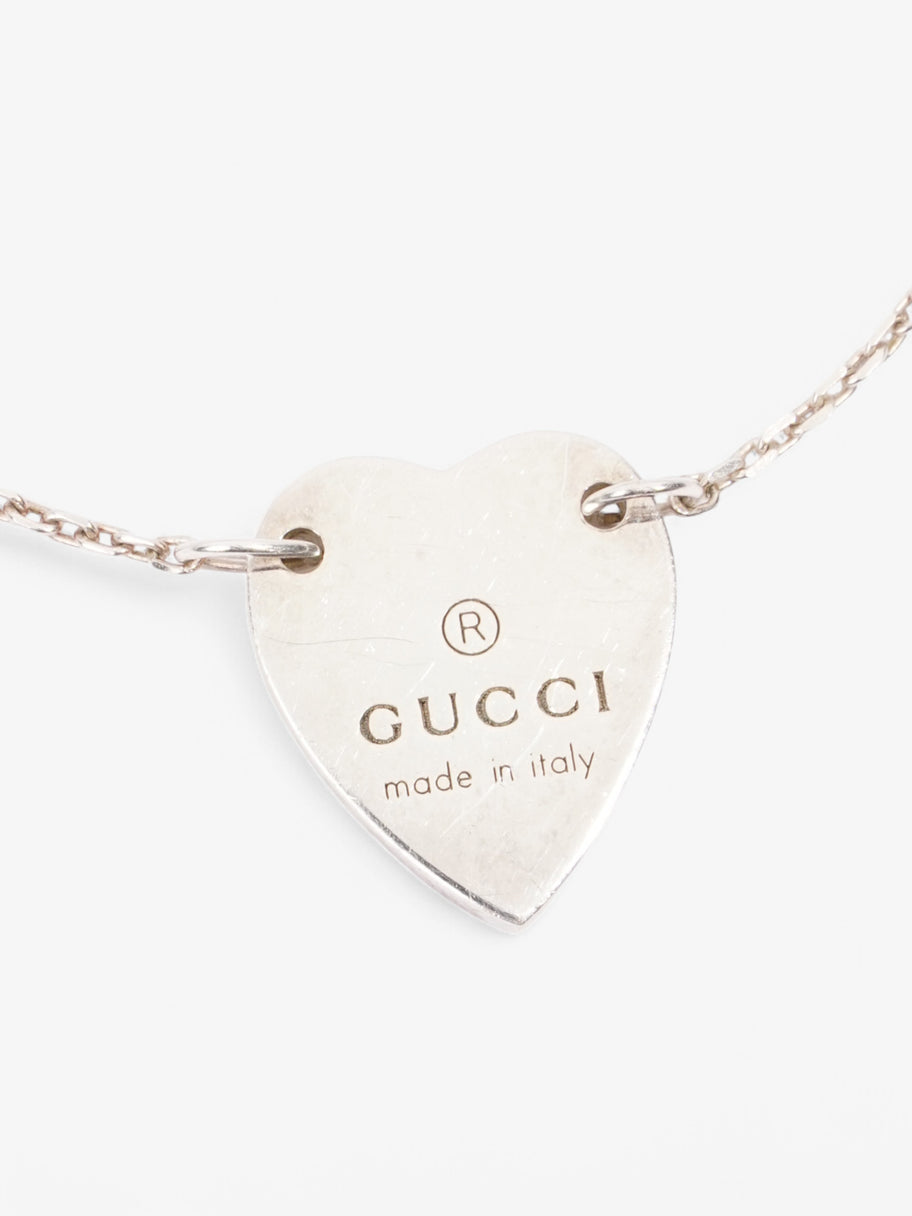 Gucci Trademark Heart Bracelet Silver Silver Sterling 17 Image 3