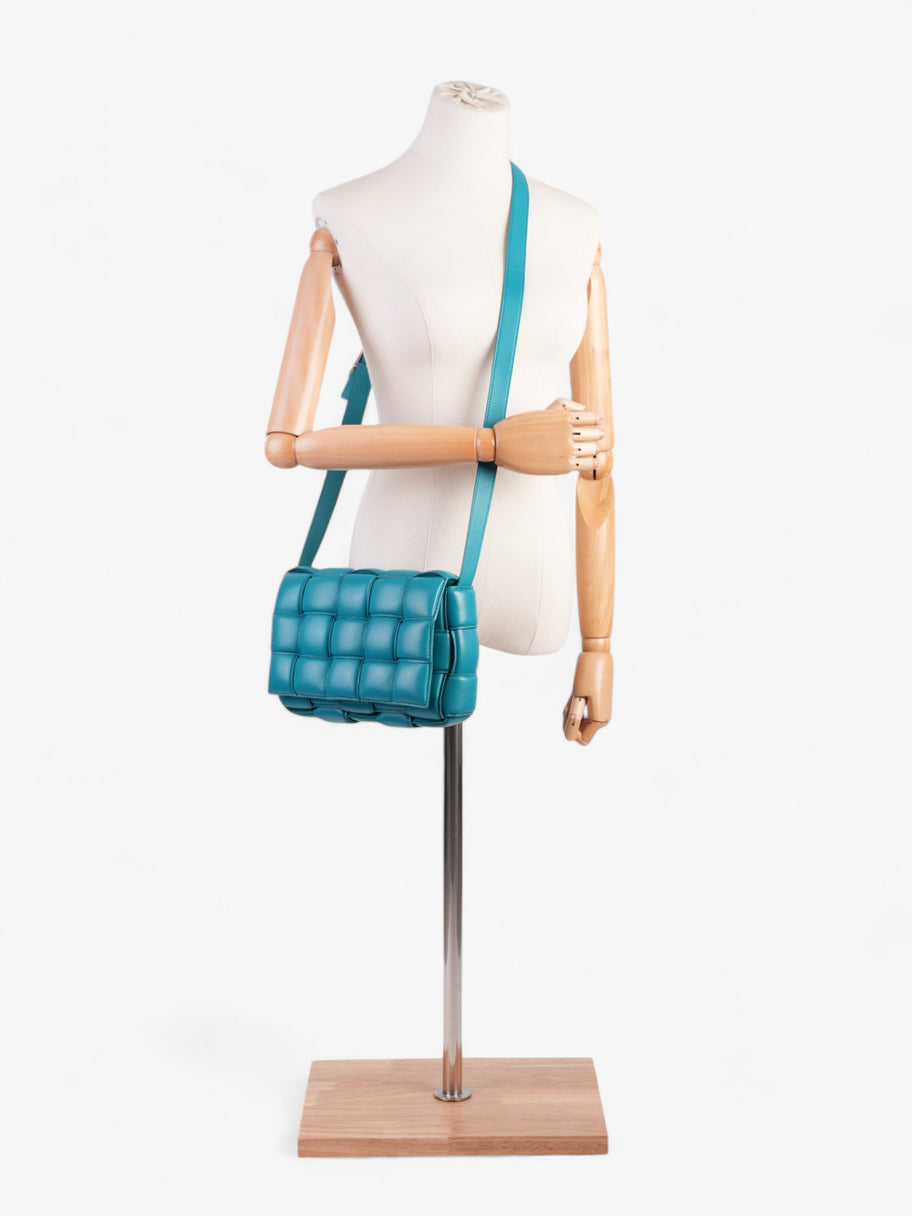 Bottega Veneta Cassette Turquoise  Intrecciato Leather Image 2