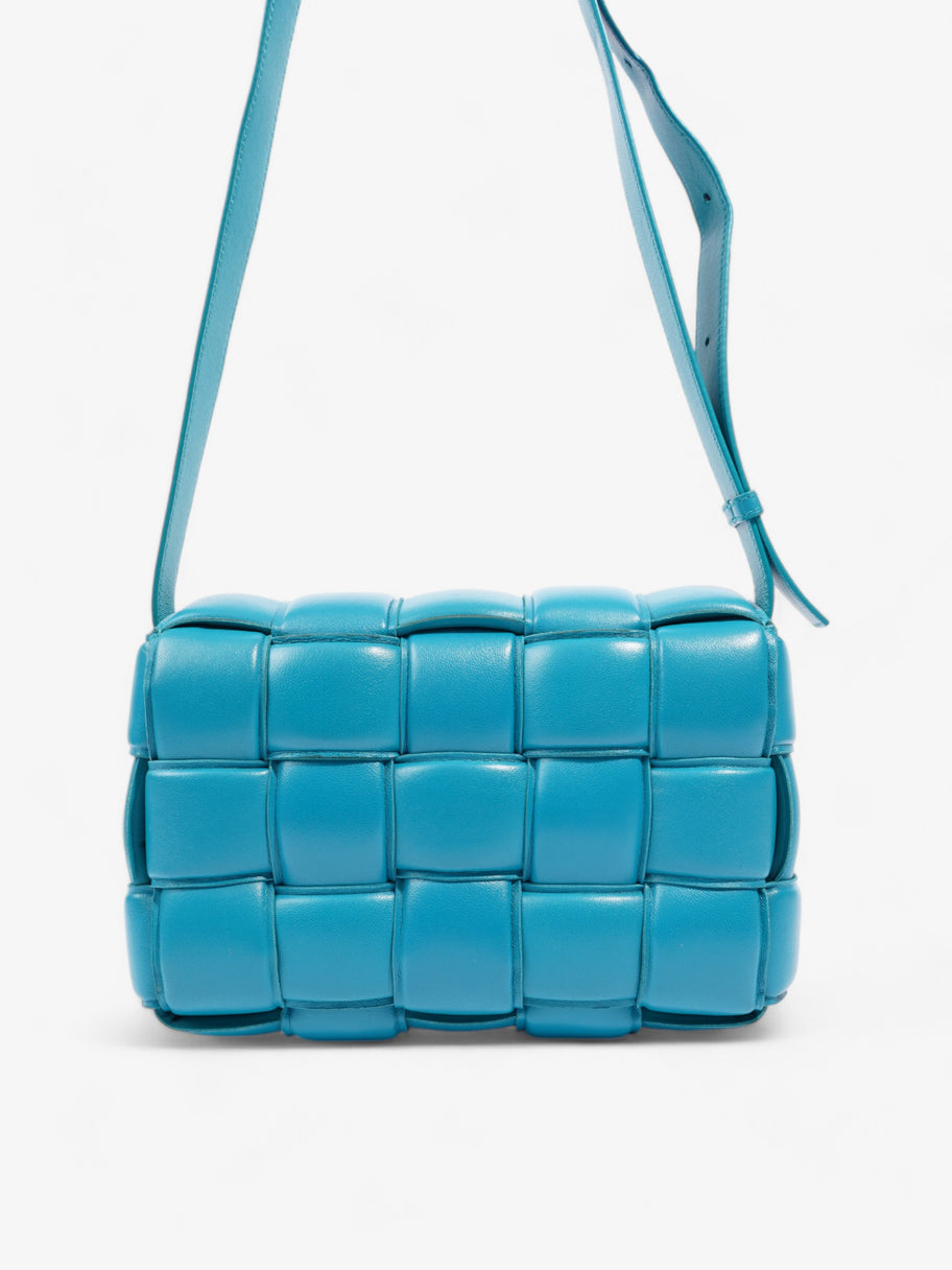 Bottega Veneta Cassette Turquoise  Intrecciato Leather Image 4