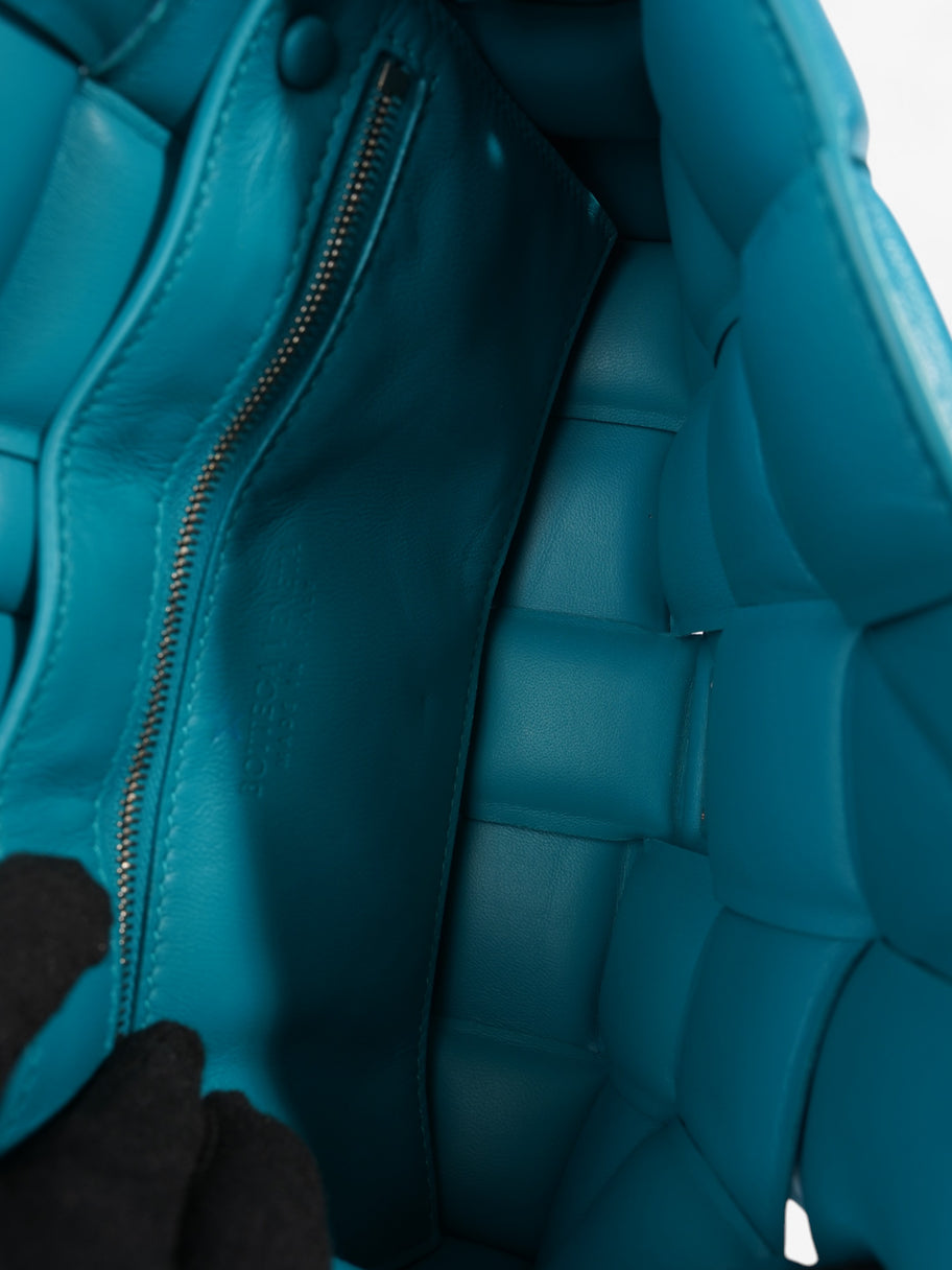 Bottega Veneta Cassette Turquoise  Intrecciato Leather Image 8