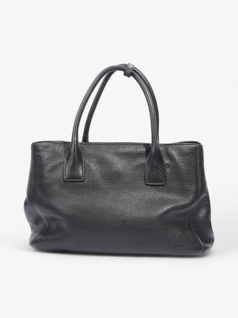 Prada Vitello Daino Tote Black Saffiano Leather Image 4