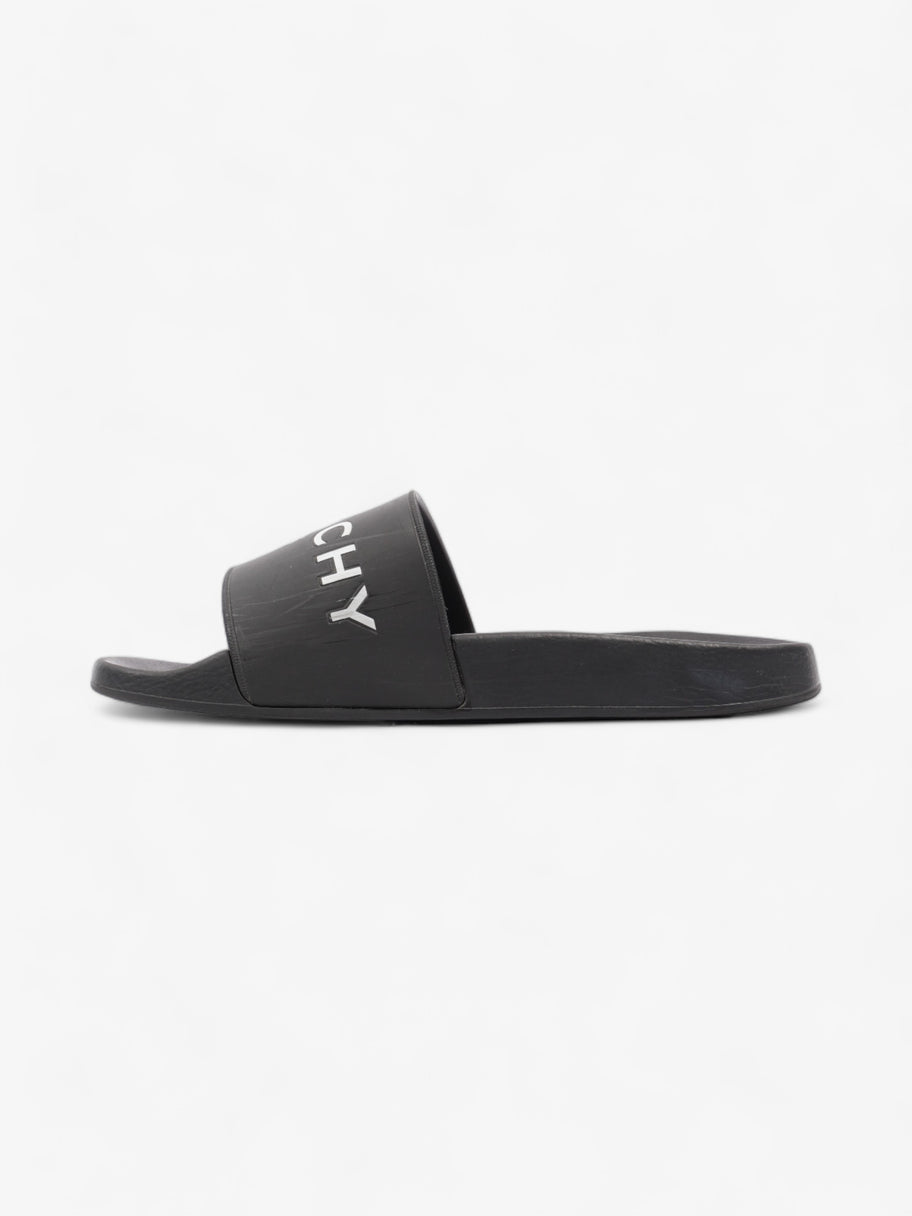 Givenchy Pool Logo Slides Black / White Rubber EU 40 UK 6 Image 3