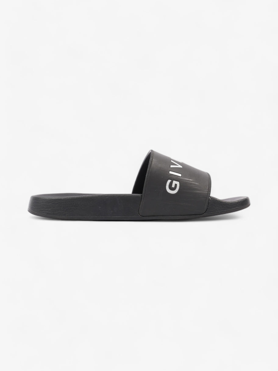 Givenchy Pool Logo Slides Black / White Rubber EU 40 UK 6 Image 4