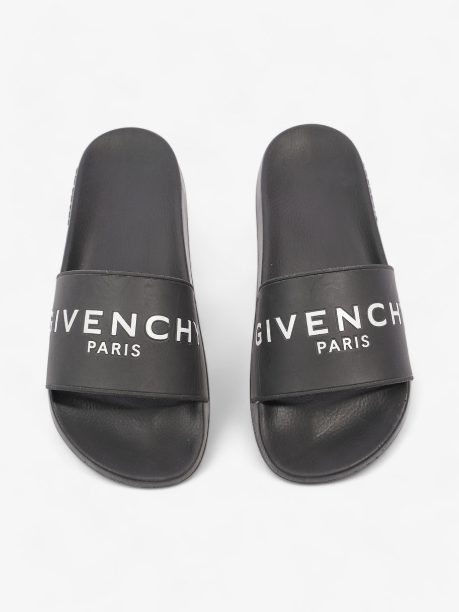 Givenchy Pool Logo Slides Black / White Rubber EU 40 UK 6 Image 8