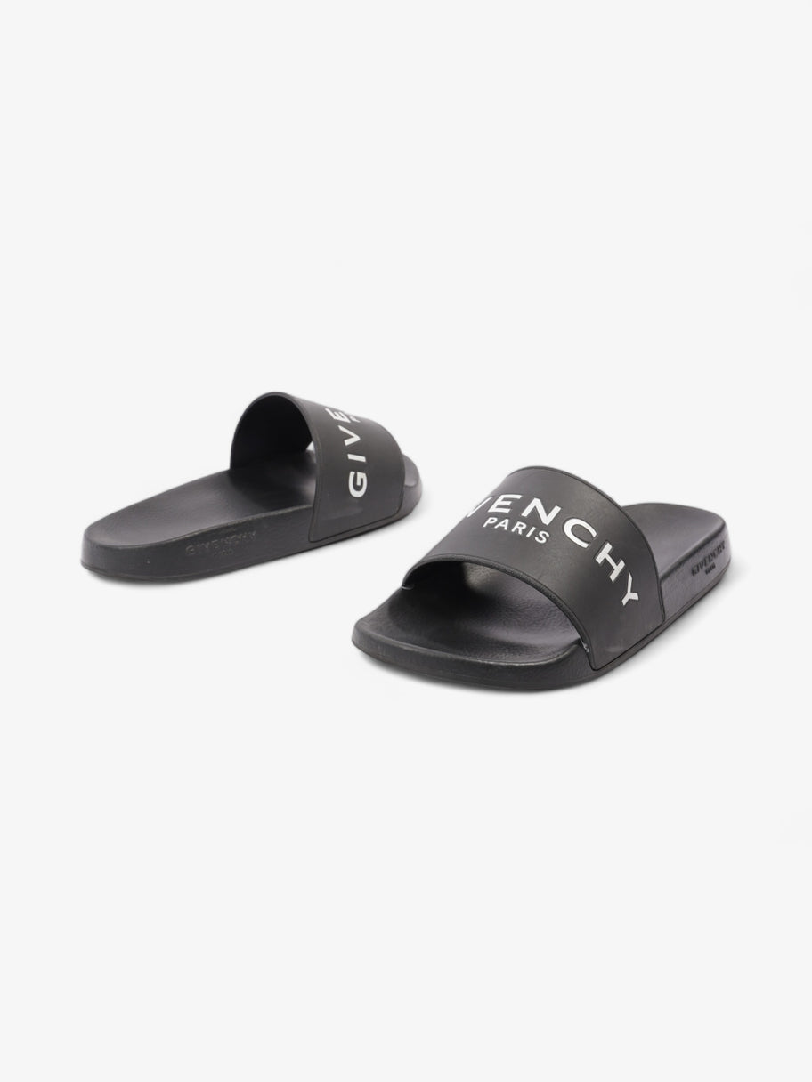 Givenchy Pool Logo Slides Black / White Rubber EU 40 UK 6 Image 9