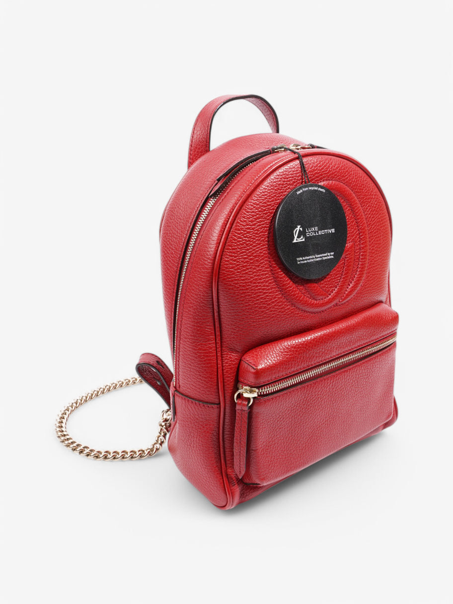 Gucci Soho Disco Backpack Red Leather Image 10