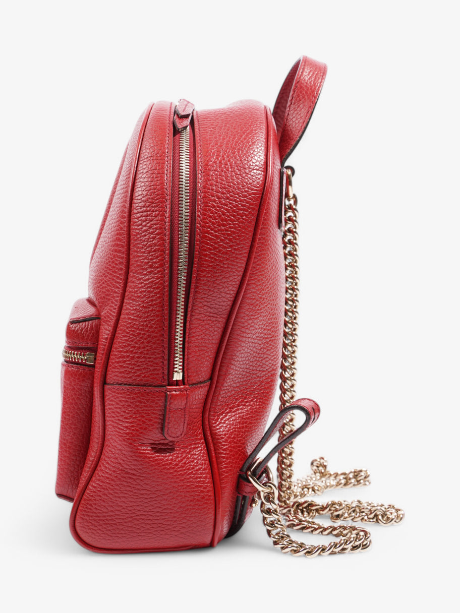 Gucci Soho Disco Backpack Red Leather Image 3